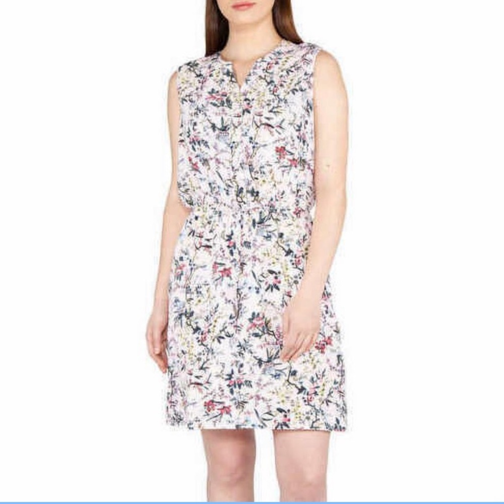 NWT Nicole Miller Floral Dress (Pink)